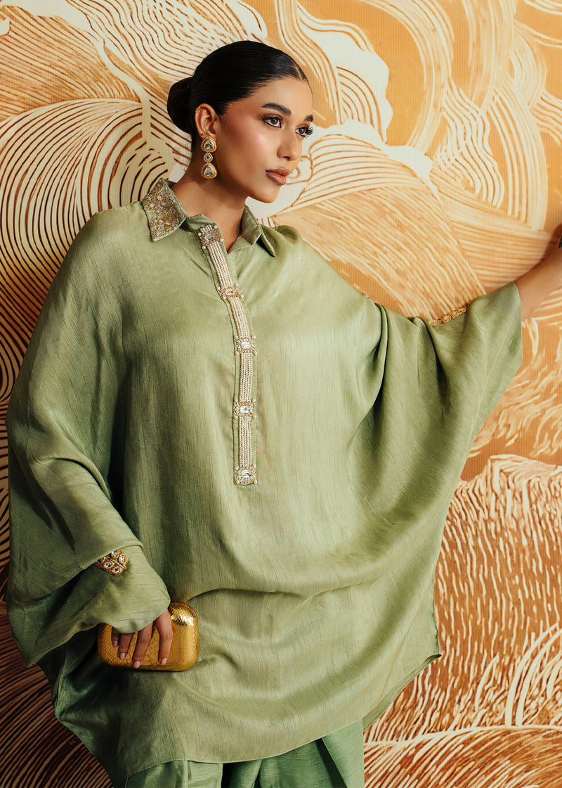 Mahgul | Whispers of Silk | Peridot Glow