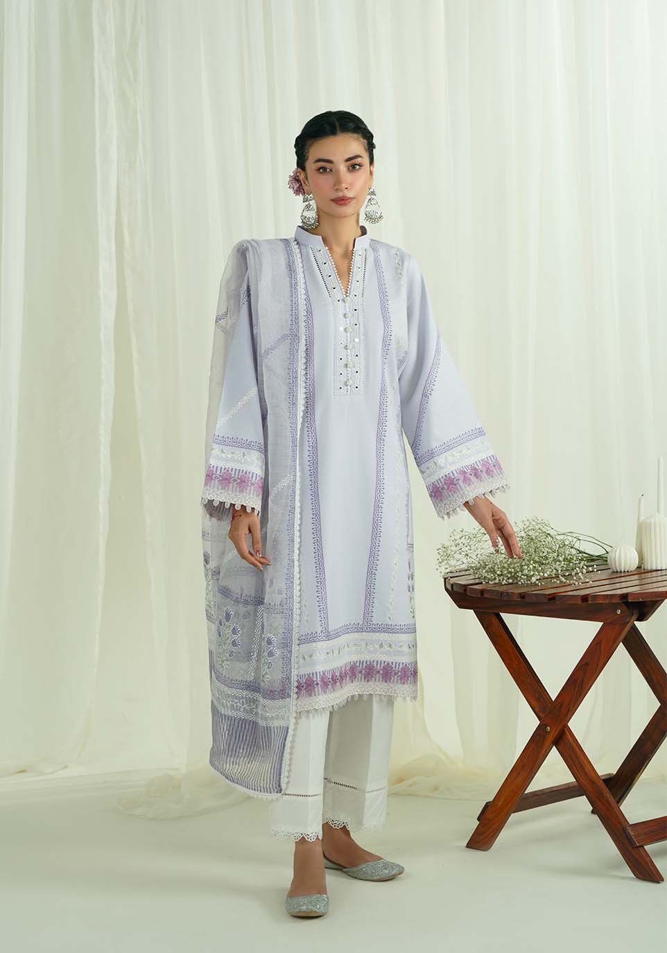 Zarqash | Nazakat Ready to Wear | LALARUKH by Zarqash - Designer Dress  - Type : Ladies Clothes - Available at Libayah - 100% Original 