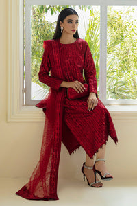 Baroque | Formals Collection | EMBROIDERED NET UF-385 by Baroque - Designer Dress  - Type : Ladies Clothes - Available at Libayah - 100% Original 
