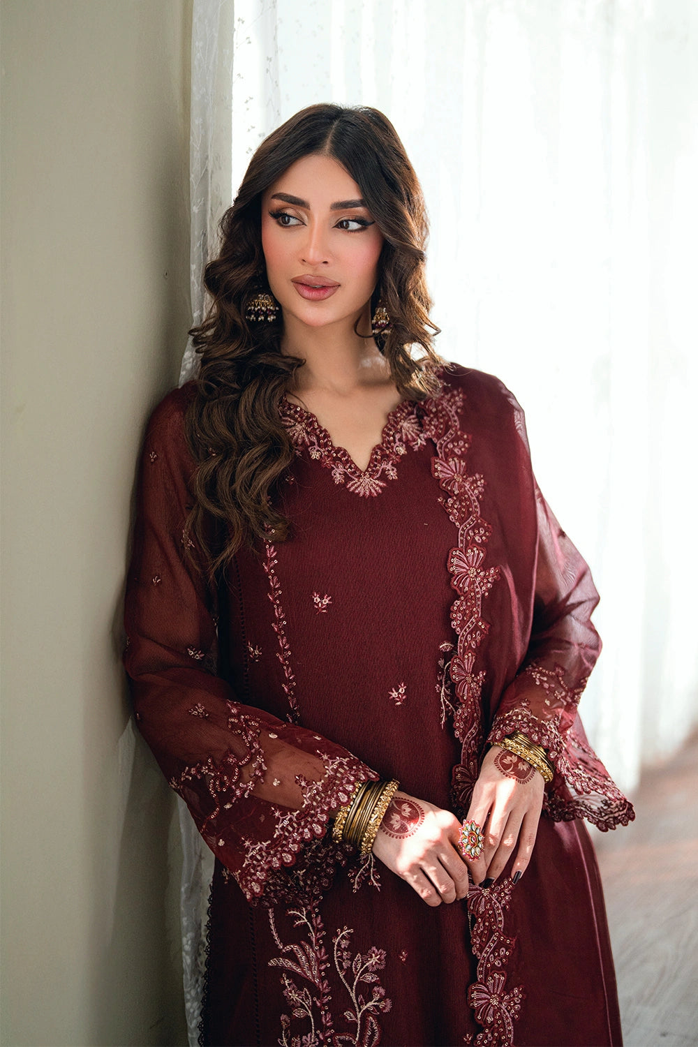 Azure | Eid Drop | Hibiscus - by Libayah - Registered Vendor of : Azure - 100% Original Designer Dress