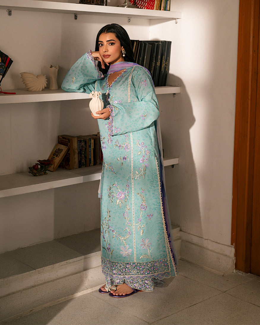 Roheenaz | Aashiyana Lawn | Minal by Roheenaz - Designer Dress - Type: Ladies Clothes - Available at Libayah - 100% Original