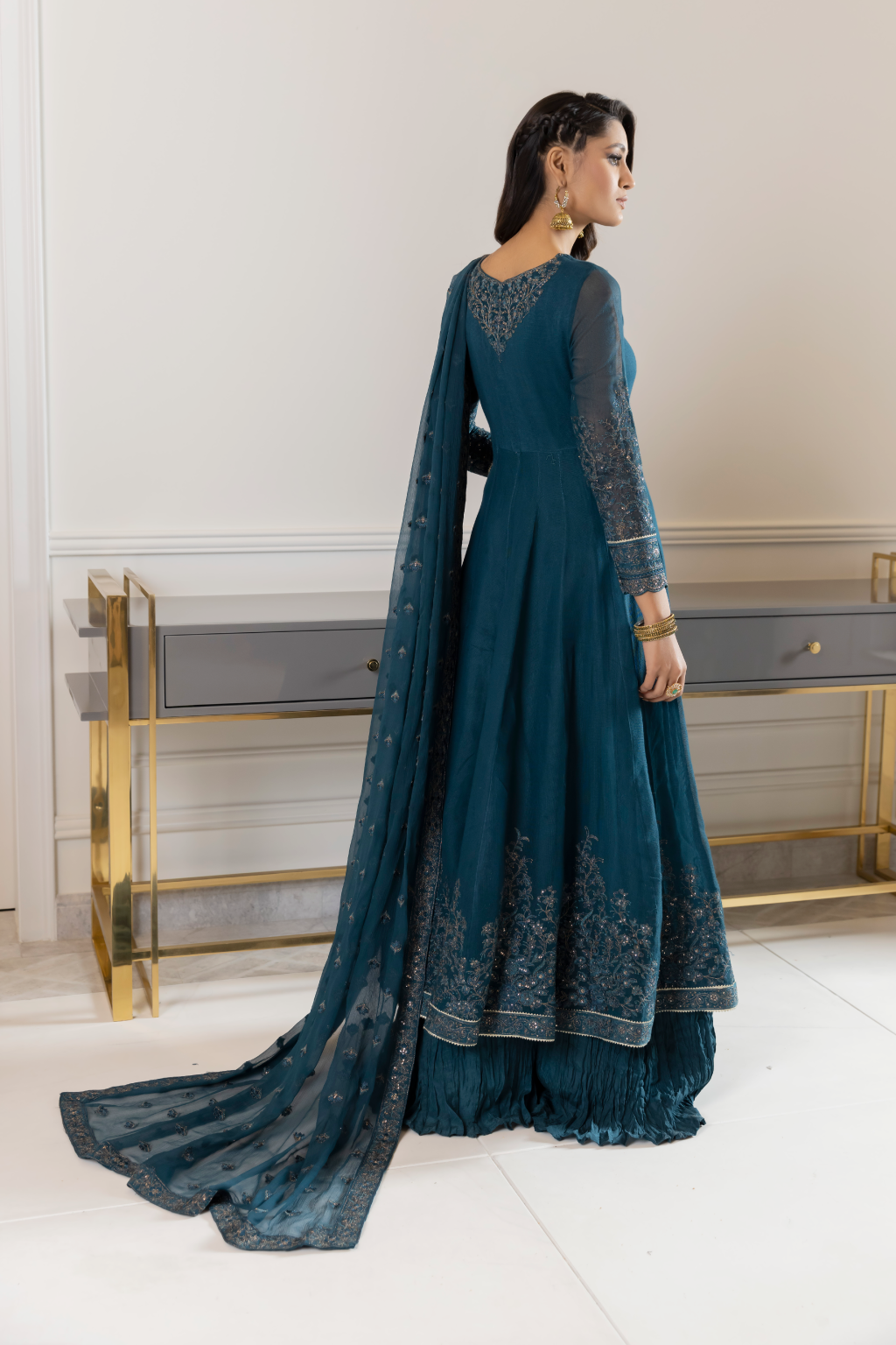 Iznik | Ready to Wear | IP-169 - BLUE DELPHINIUM by Iznik - Designer Dress - Type: Ladies Clothes - Available at Libayah - 100% Original