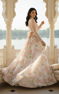 Threads and Motifs | Formal Outfits | Blouse With Printed Lehenga by Threads and Motifs - Designer Dress  - Type : Ladies Clothes - Available at Libayah - 100% Original 
