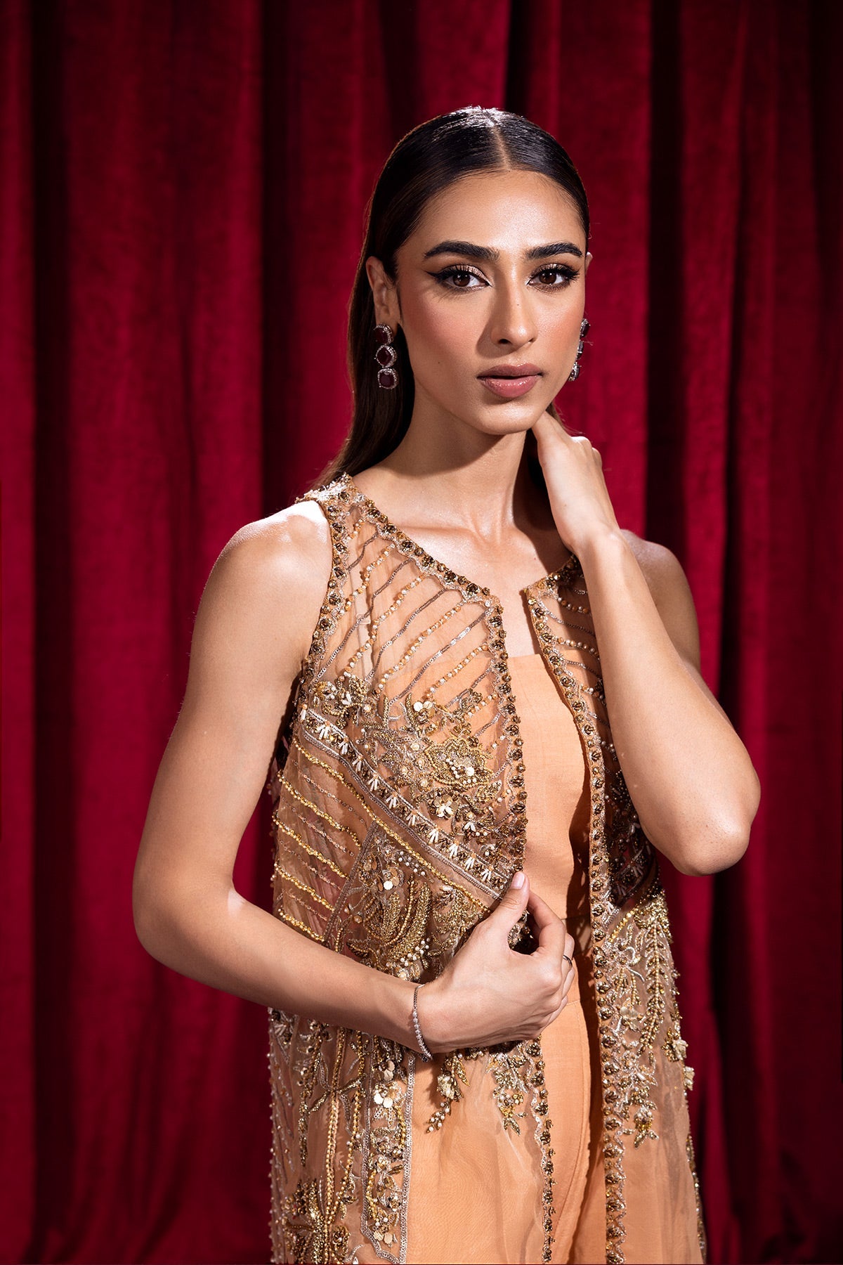 Mina Kashif | Luxury Pret | Fiamma by Mina Kashif - Designer Dress - Type: Formal - Available at Libayah - 100% Original