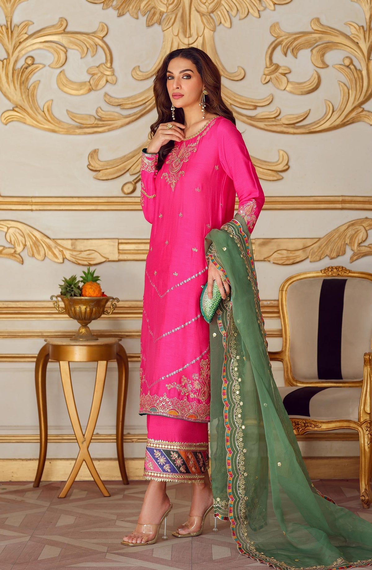 Mina Kashif | Luxury Pret | MK23-08 by Mina Kashif - Designer Dress - Type: Formal - Available at Libayah - 100% Original