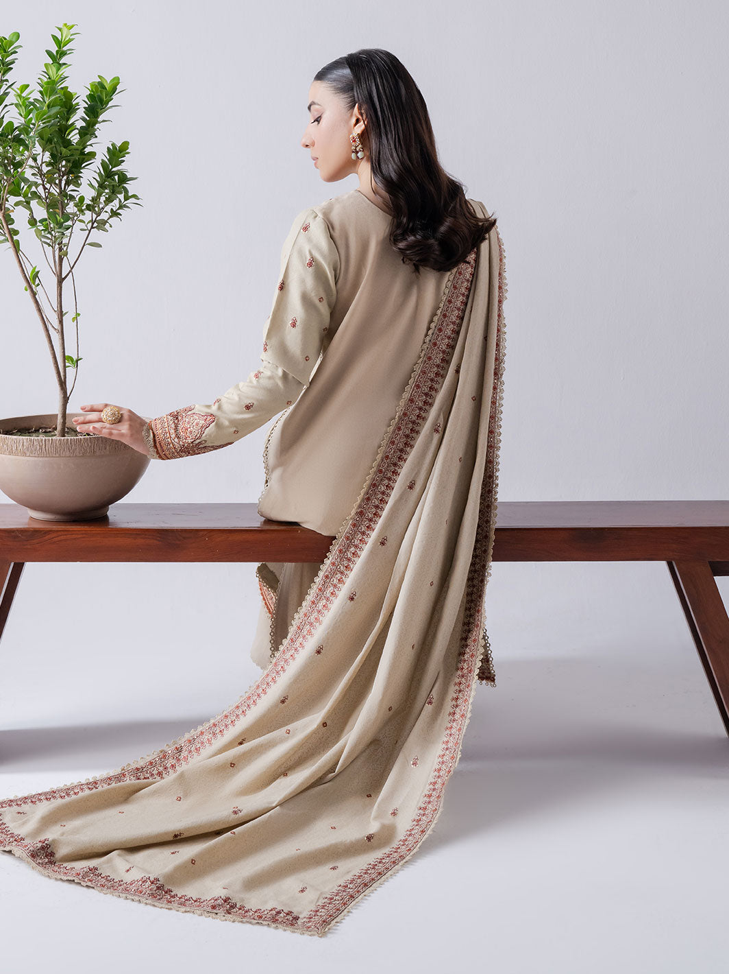 Faiza Faisal | Winter Edit 2024 | KYRA by Faiza Faisal - Designer Dress - Type: Ladies Clothes - Available at Libayah - 100% Original