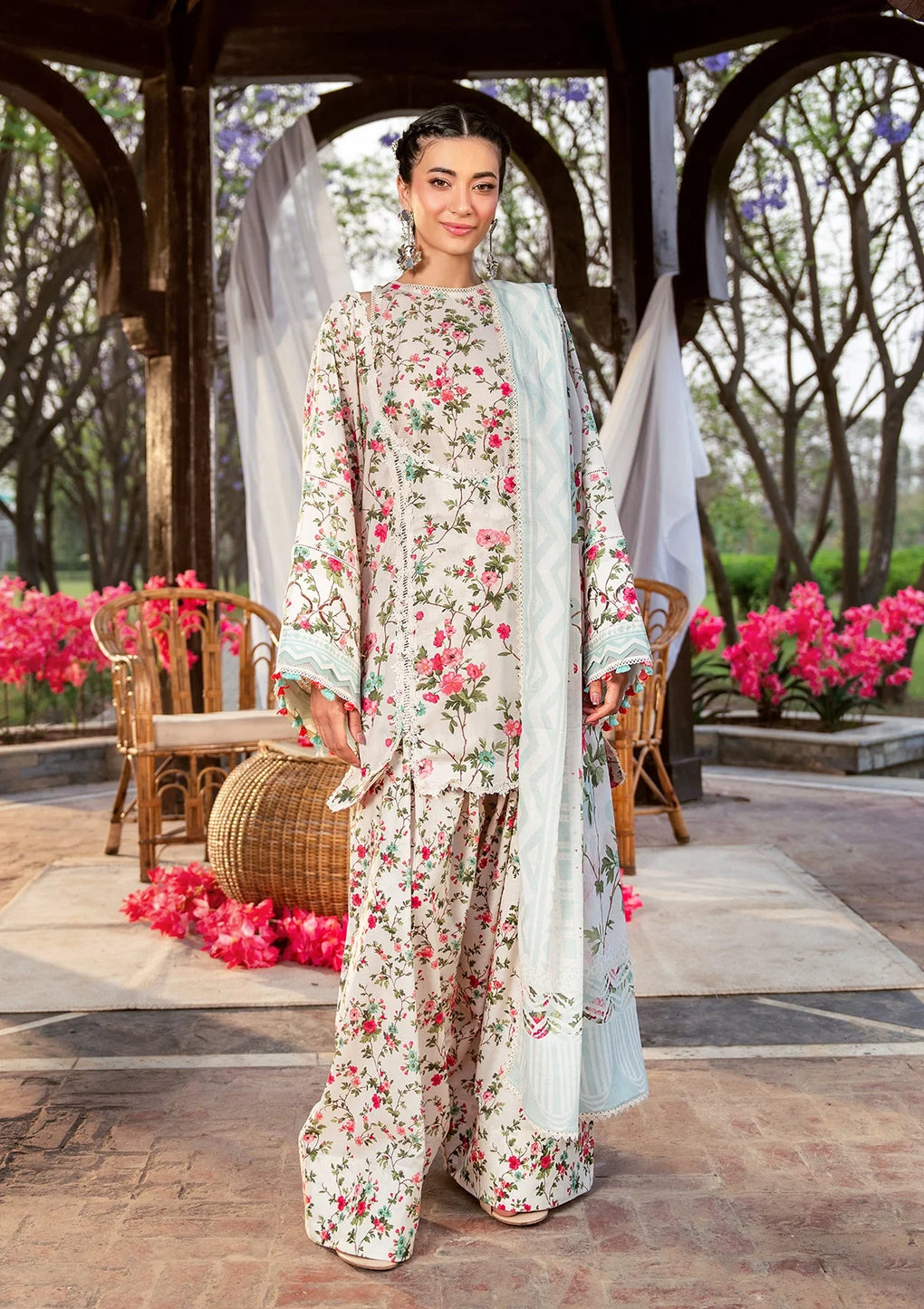 Elaf Premium | Prints 25 | EPS-3B DAY BLOOM by Elaf Premium - Designer Dress - Type: Ladies Clothes - Available at Libayah - 100% Original