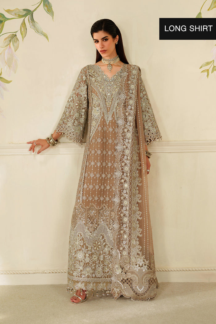 CH14-08 – authentic Pakistani formal dress from the Baroque Chantelle 25 collection for women in the UK.