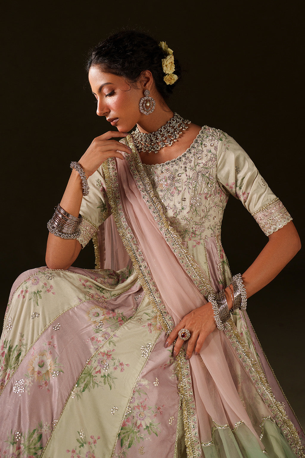 Iznik | Velvet 25 | IV-77 Embroidered Velvet by Iznik - Designer Dress - Type : Ladies Clothes - Available at Libayah - 100% Original 