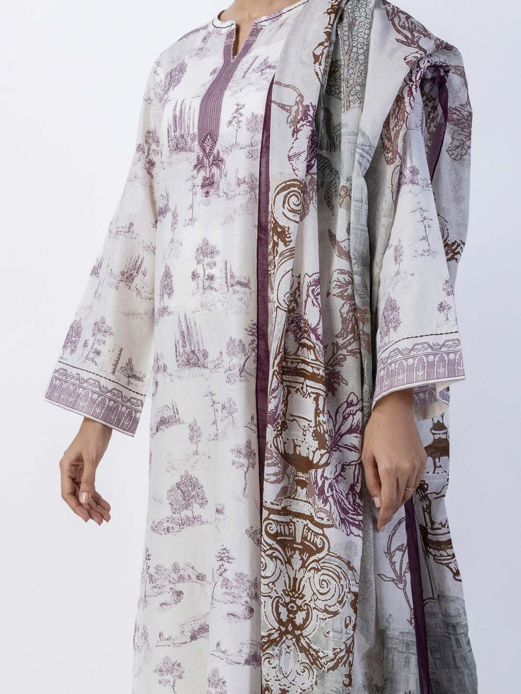 Almirah | Luxury Edit | ALP-3PS-1722 by Almirah - Designer Dress - Type: Luxury - Available at Libayah - 100% Original