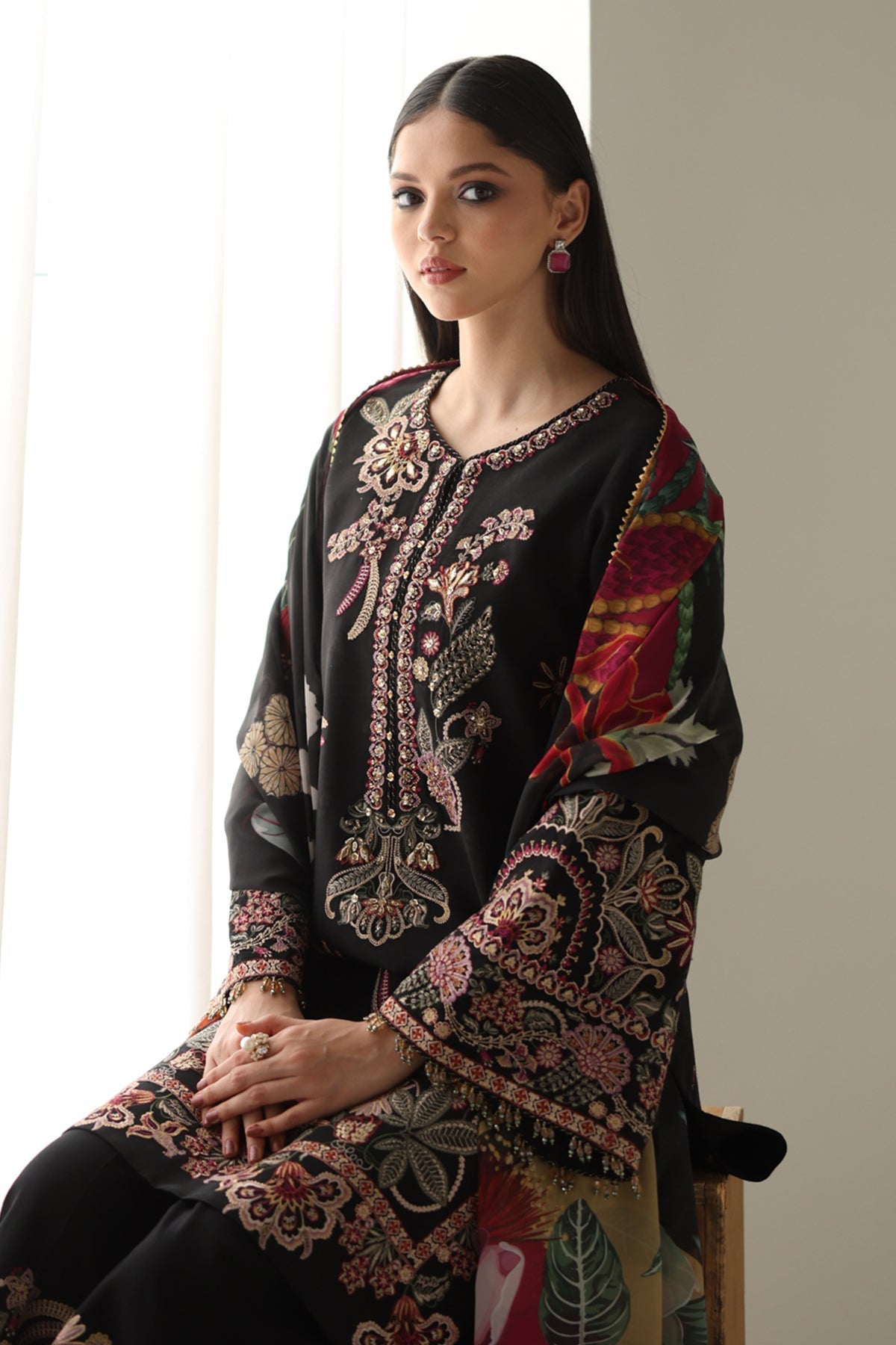 Baroque | Luxury Pret Formals | UF-4175 - Designer Dress - Type : Ladies Clothes - Available at Libayah - 100% Original