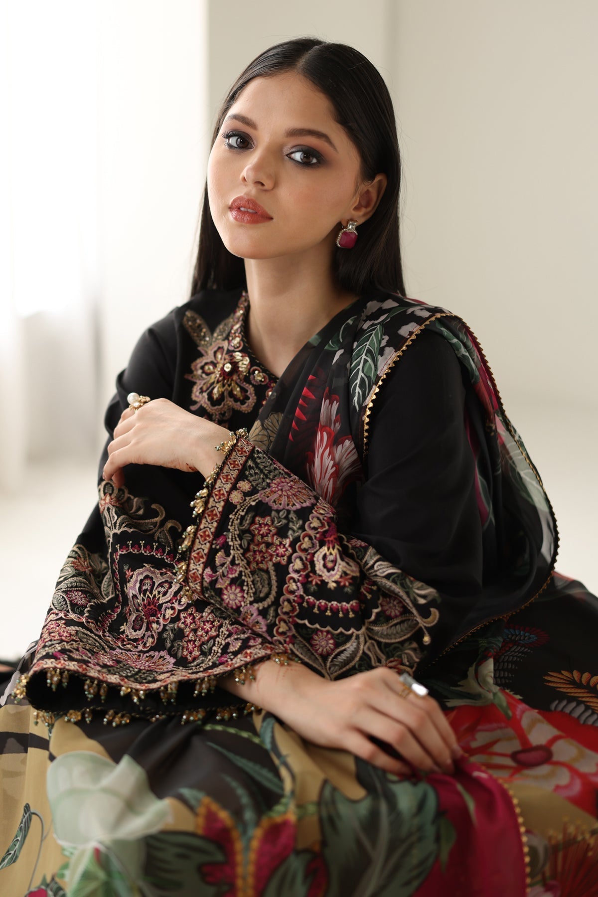 Baroque | Luxury Pret Formals | UF-4175 - Designer Dress - Type : Ladies Clothes - Available at Libayah - 100% Original