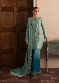 Sadaf Fawad Khan | Roya Lumiere | Aqua Eclat by Sadaf Fawad Khan - Designer Dress  - Type : Ladies Clothes - Available at Libayah - 100% Original 
