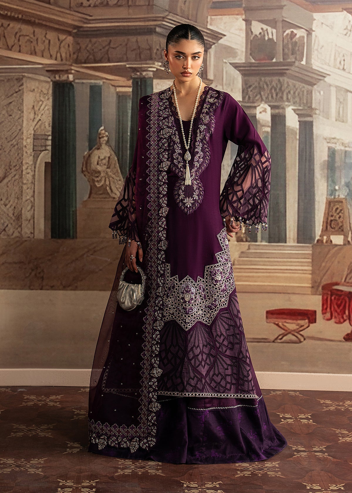 Sadaf Fawad Khan | Roya Lumiere | Banafsh by Sadaf Fawad Khan - Designer Dress  - Type : Ladies Clothes - Available at Libayah - 100% Original 