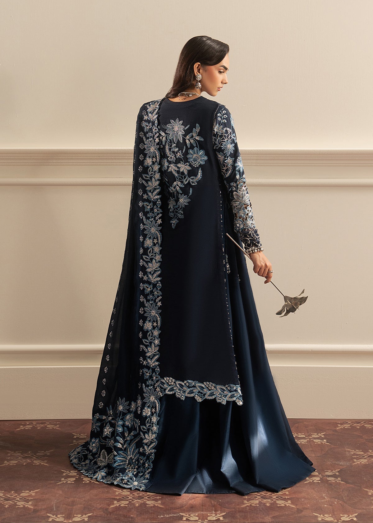 Sadaf Fawad Khan | Roya Lumiere | Noor Bleu by Sadaf Fawad Khan - Designer Dress  - Type : Ladies Clothes - Available at Libayah - 100% Original 