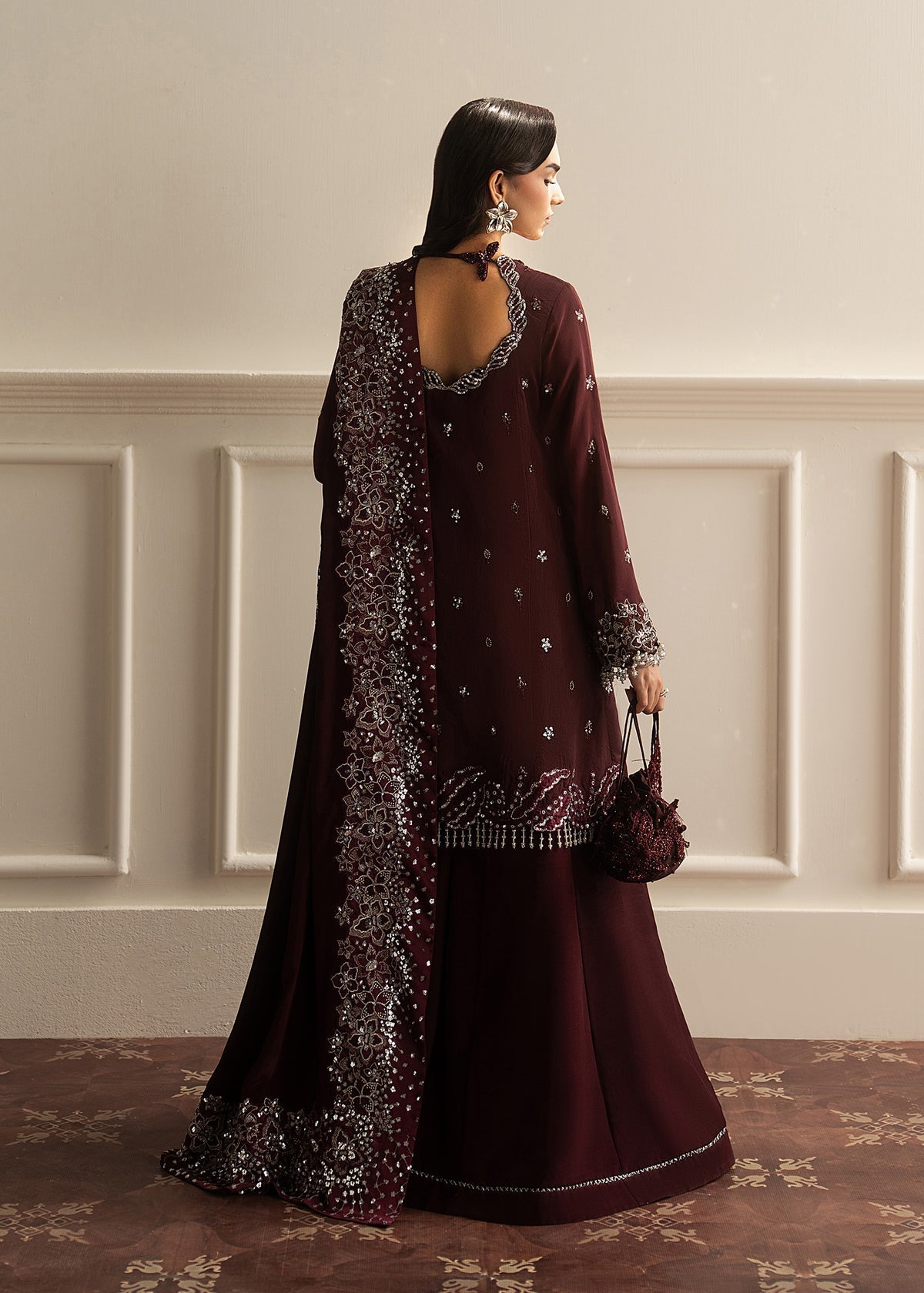 Sadaf Fawad Khan | Roya Lumiere | Ruby Luxe by Sadaf Fawad Khan - Designer Dress  - Type : Ladies Clothes - Available at Libayah - 100% Original 