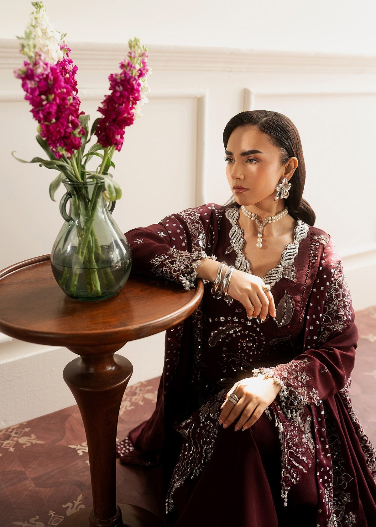 Sadaf Fawad Khan | Roya Lumiere | Ruby Luxe by Sadaf Fawad Khan - Designer Dress  - Type : Ladies Clothes - Available at Libayah - 100% Original 