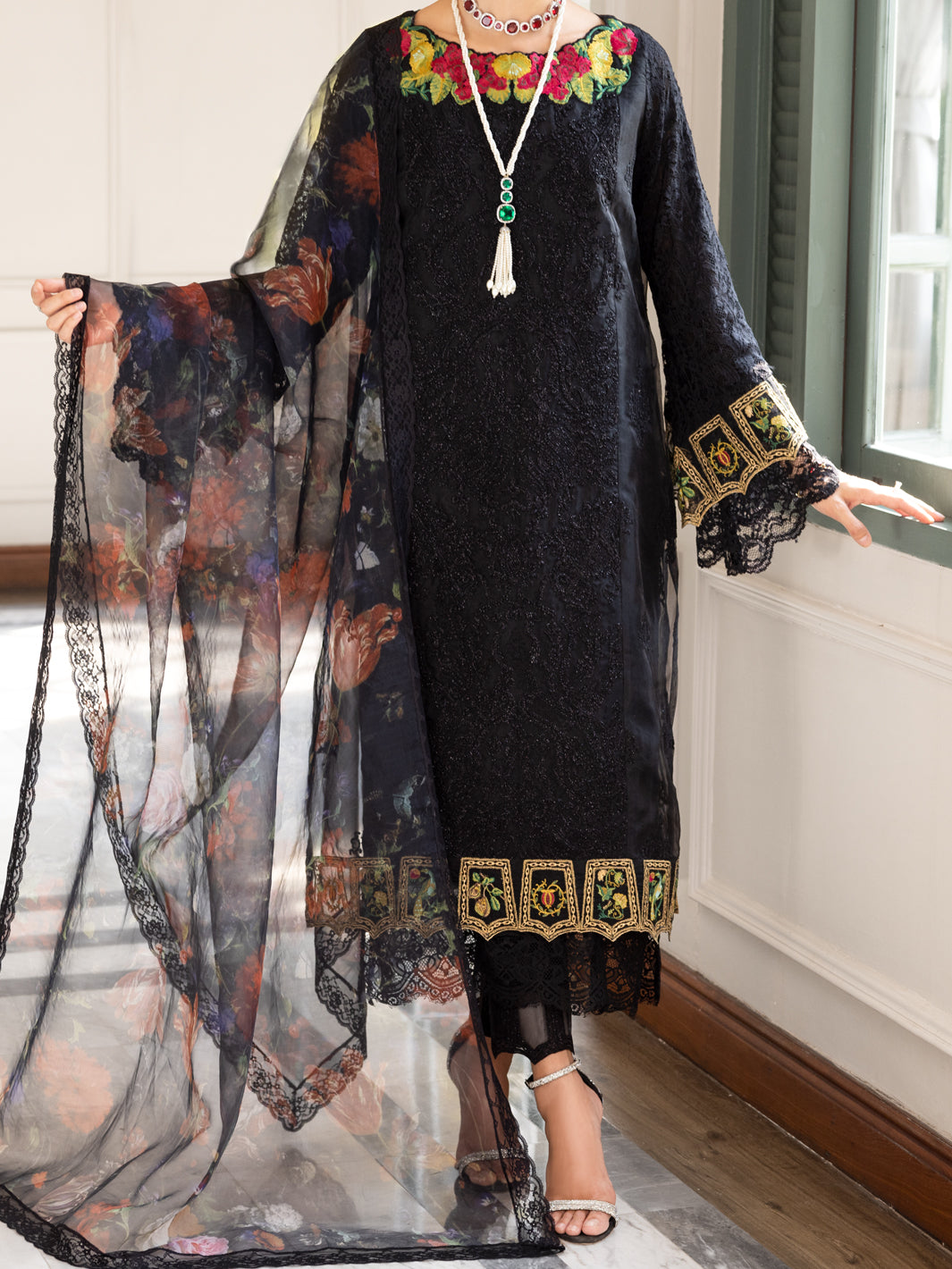 Almirah | Luxury Edit | ALP-3PS-1783 by Almirah - Designer Dress - Type: Luxury - Available at Libayah - 100% Original