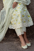 Cross Stitch | Premium Lawn 24 | LIME PRIMROSE by Cross Stitch - Designer Dress - Type: Ladies Clothes - Available at Libayah - 100% Original