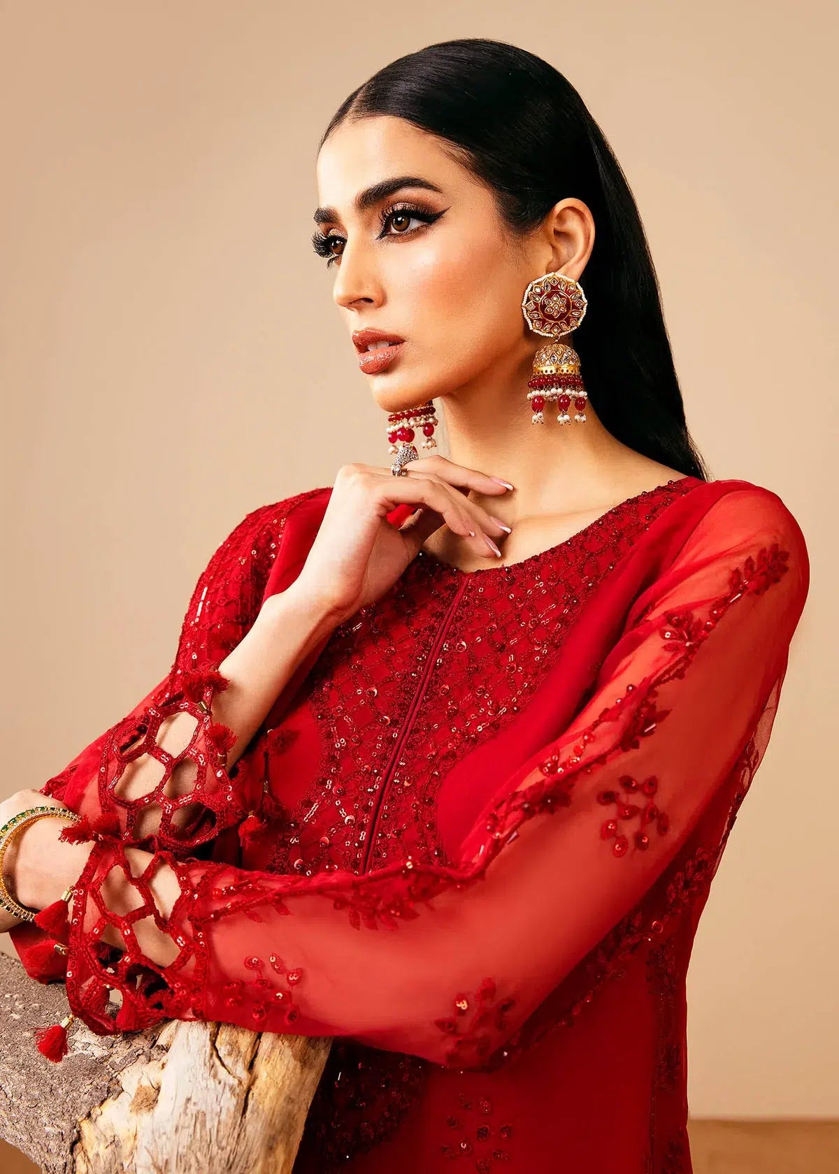 Dastoor | Noor-E-Jahan Wedding Collection'24 | Kubra by Dastoor - Designer Dress - Type: Ladies Clothes - Available at Libayah - 100% Original