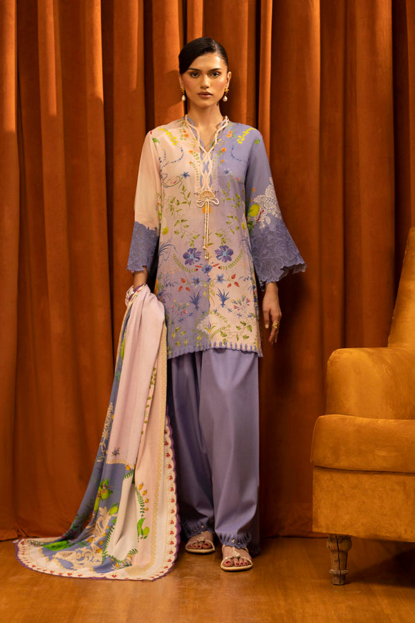Sana Safinaz | Muzlin Winter 25 | 017B by Sana Safinaz - Designer Dress - Type : Ladies Clothes - Available at Libayah - 100% Original 