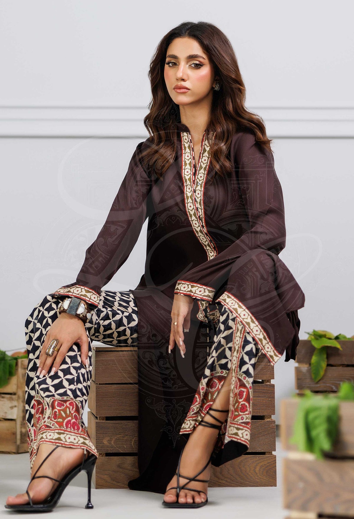 Afrozeh | Basic Pret 26 RTW | NACRE by Afrozeh - Designer Dress  - Type : Ladies Clothes - Available at Libayah - 100% Original 