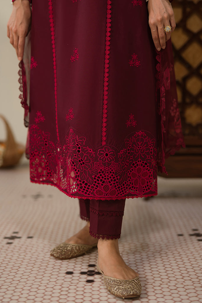 Cross Stitch | Chikankari Lawn 24 | RUBY ROSE by Cross Stitch - Designer Dress - Type: Ladies Clothes - Available at Libayah - 100% Original