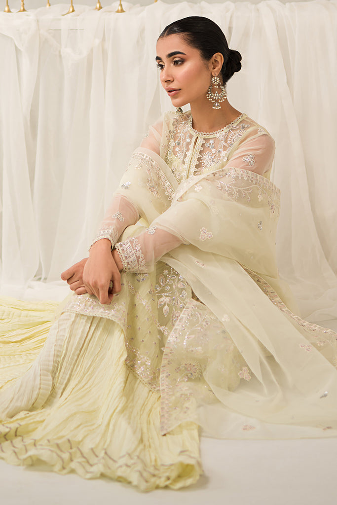 Cross Stitch | Luxe Atelier 24 | PEARL MIST by Cross Stitch - Designer Dress - Type: Ladies Clothes - Available at Libayah - 100% Original