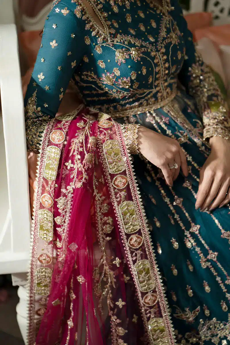 Qalamkar | Dilnaz Wedding Formals | DN-02 SABRINA by Qalamkar - Designer Dress  - Type : Wedding Dress - Available at Libayah - 100% Original 