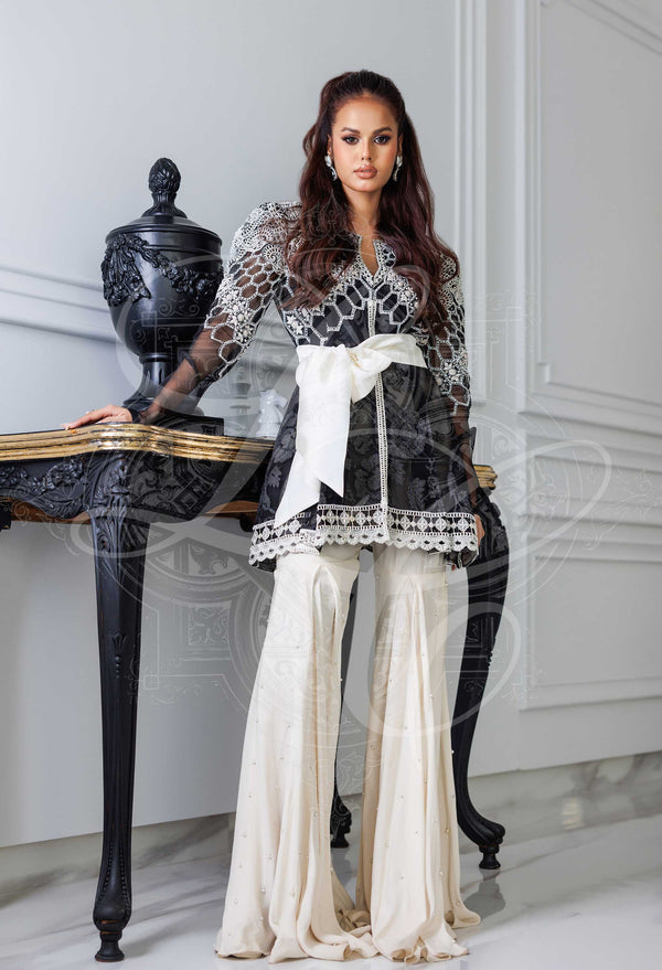 Afrozeh | Basic Pret 26 RTW | NACRE by Afrozeh - Designer Dress  - Type : Ladies Clothes - Available at Libayah - 100% Original 