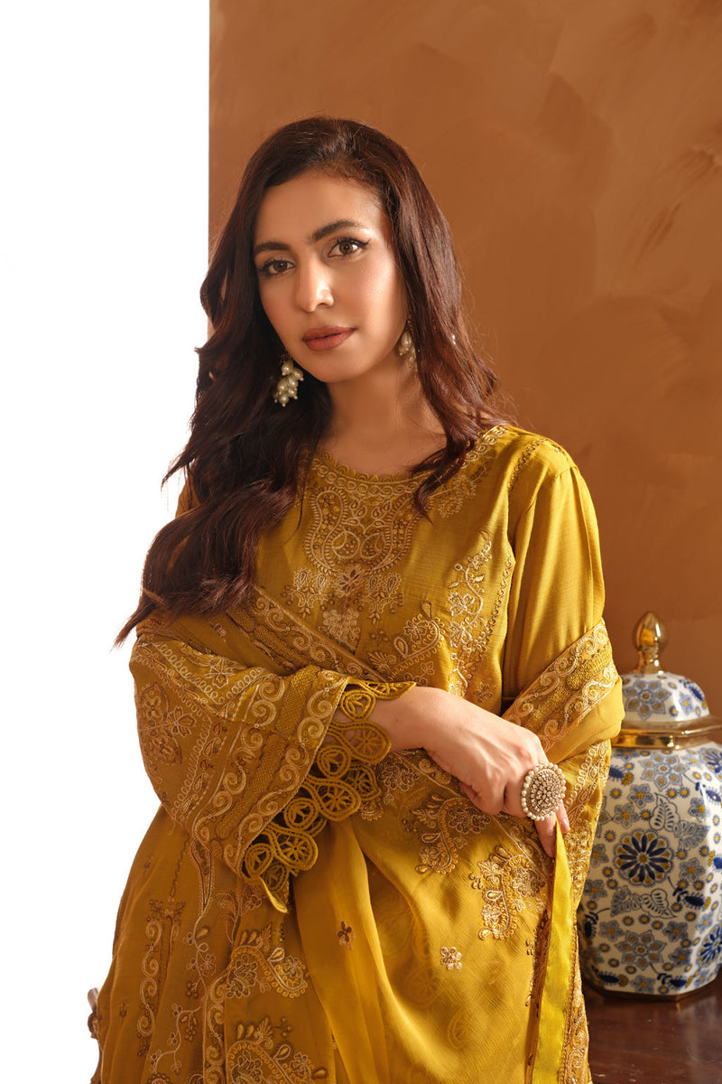 Johra | Shah Jahan Embroidered Viscose | JH-263-SJ by Johra - Designer Dress - Type: Luxury - Available at Libayah - 100% Original