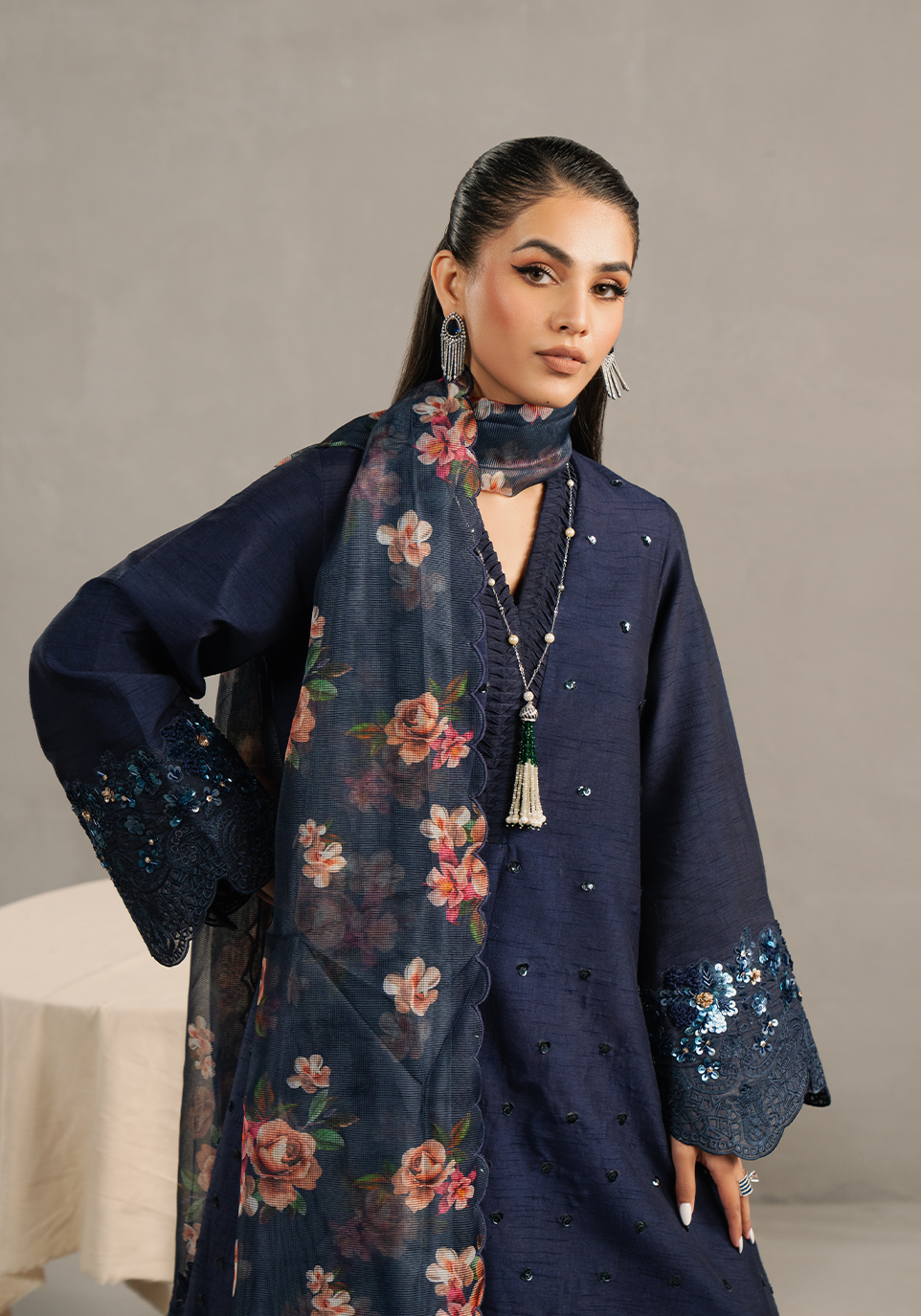 Zarqash | Silk Edit | ZQS 001 AMAYA by Zarqash - Designer Dress - Type: Ladies Clothes - Available at Libayah - 100% Original