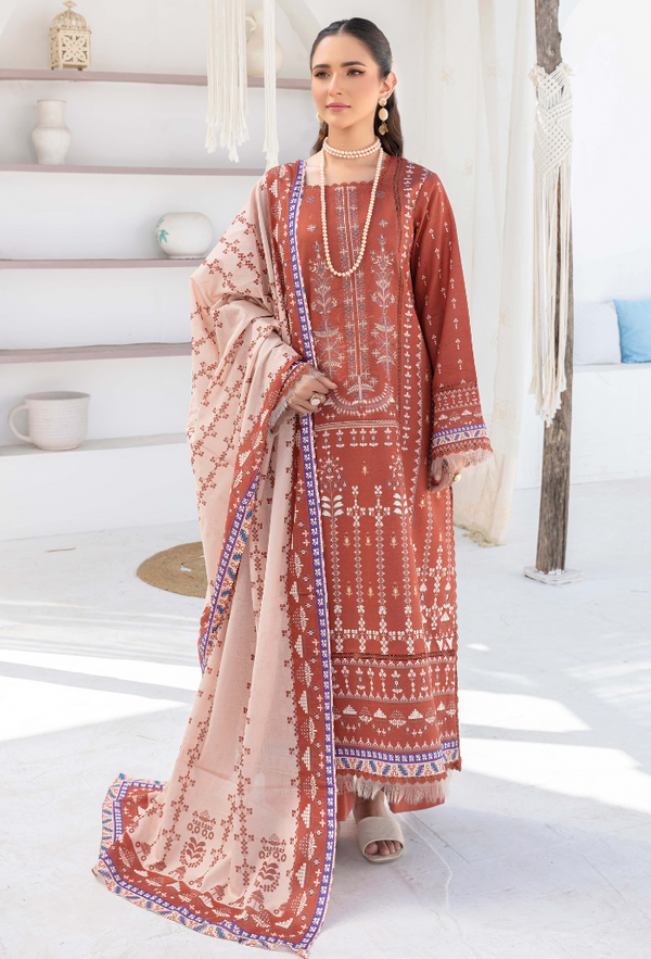 Humdum | Saira Bano Lawn 24 | D03 by HumDum - Designer Dress - Type: Ladies Clothes - Available at Libayah - 100% Original