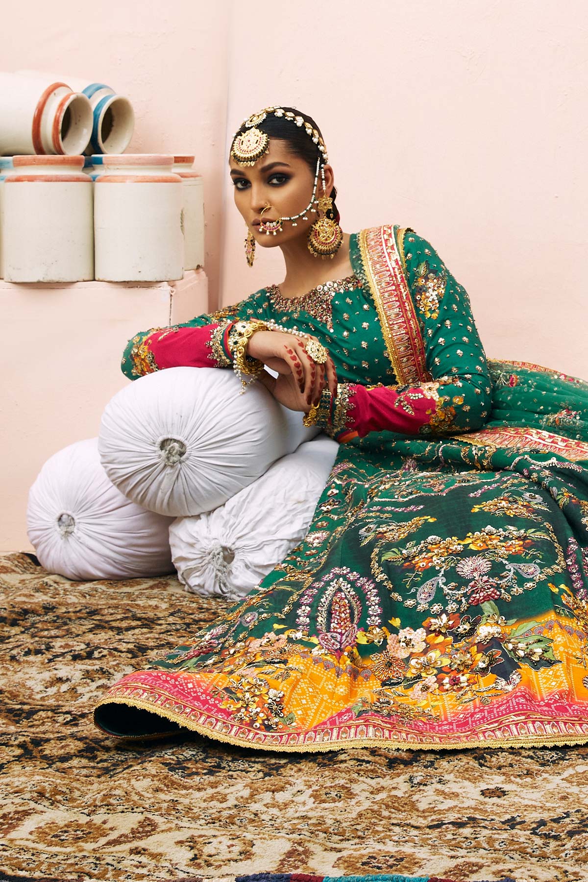 Mina Kashif | Wedding Formals | Rani by Mina Kashif - Designer Dress - Type: Bridal - Available at Libayah - 100% Original