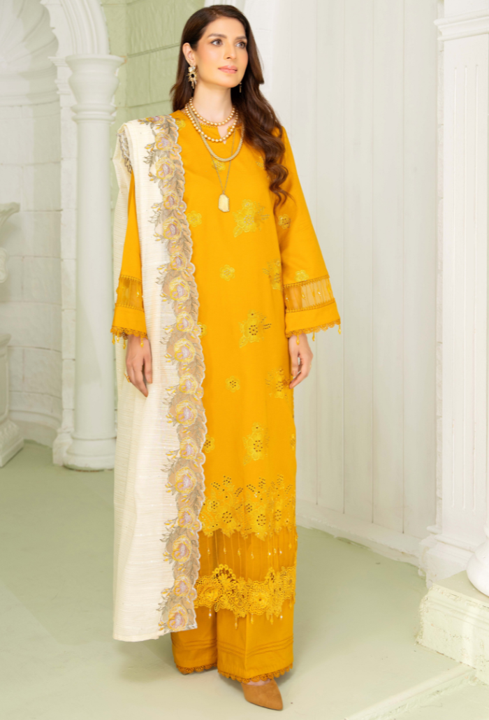Humdum | Baad e Baharan Lawn | Baad e Baharan - D09 by HumDum - Designer Dress - Type: Ladies Clothes - Available at Libayah - 100% Original