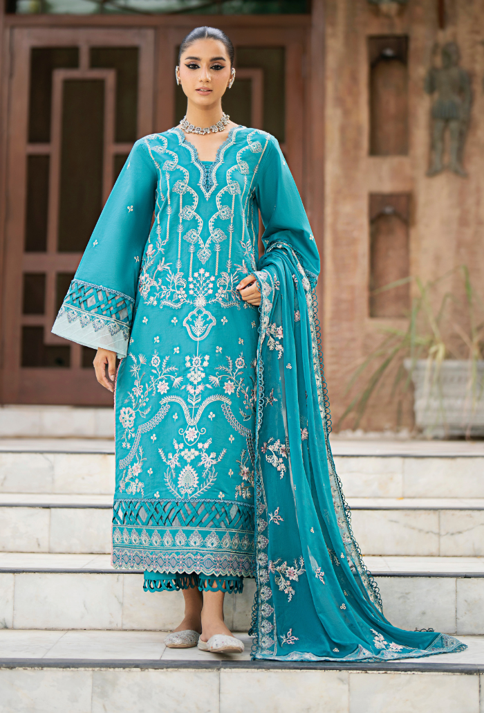 Humdum | Selin Lawn 25 | Selin - D01 by Humdum - Designer Dress - Type: Ladies Clothes - Available at Libayah - 100% Original