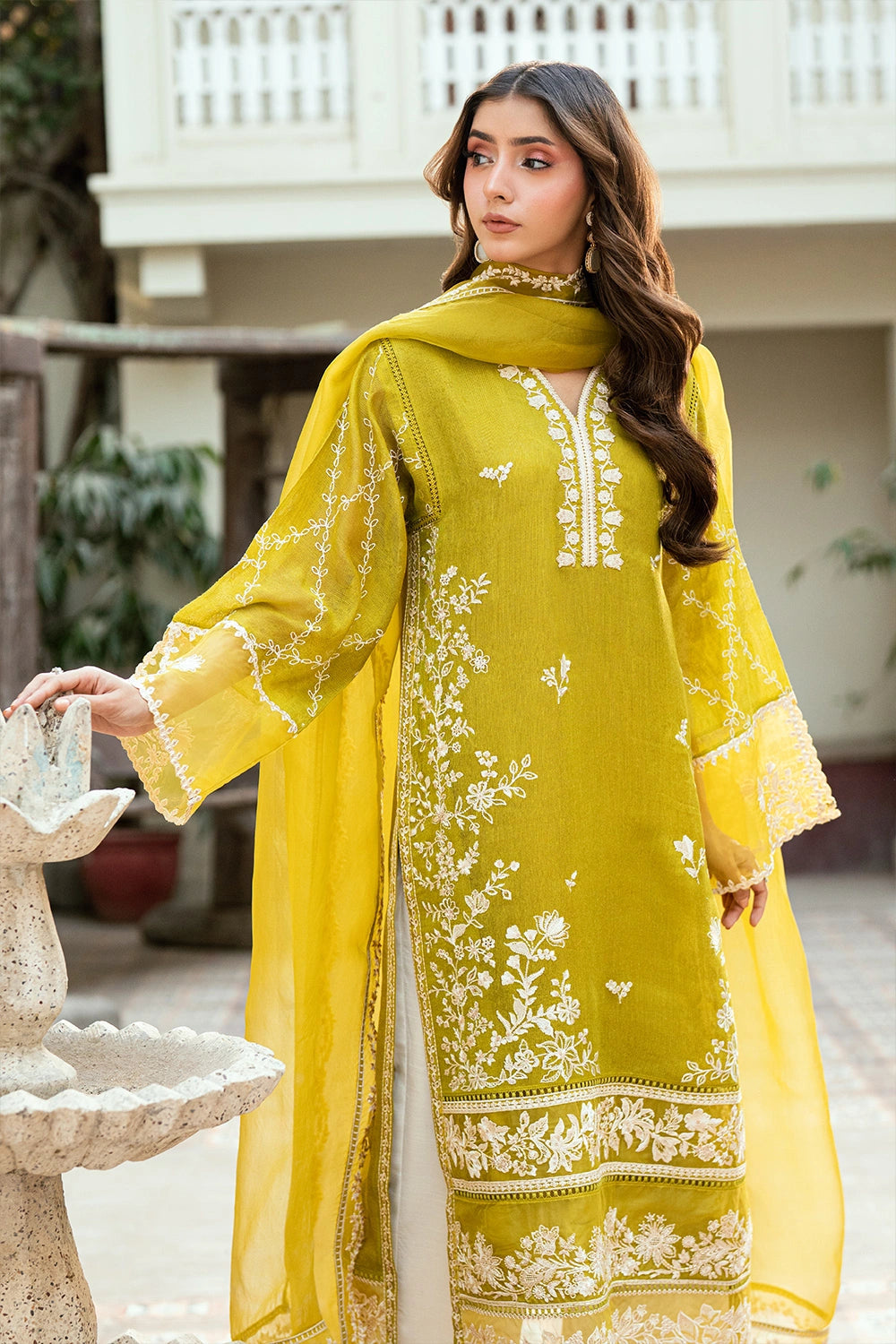 Afrozeh | Basic Pret 26 RTW | NACRE by Afrozeh - Designer Dress  - Type : Ladies Clothes - Available at Libayah - 100% Original 
