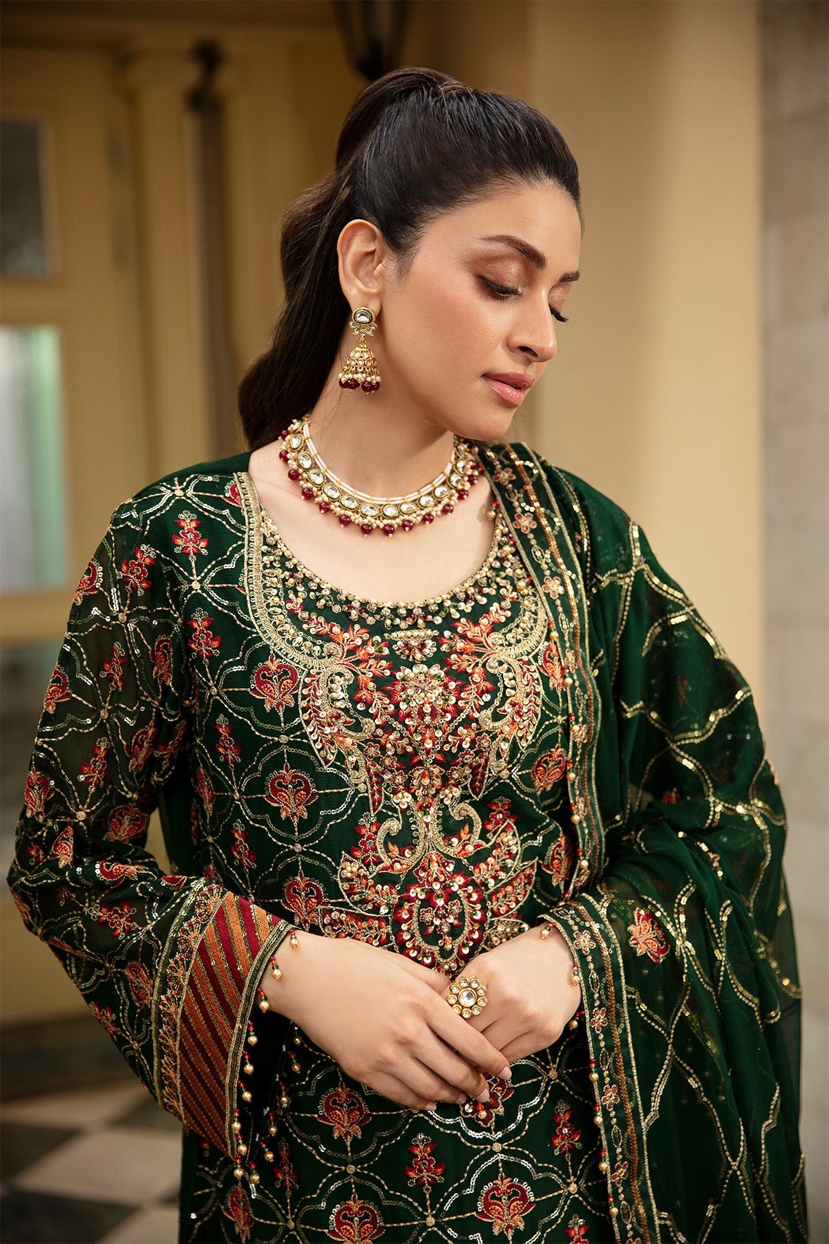 Raeesa Premium | Dehleez Formals | Dl 1038 by Raeesa Premium - Designer Dress  - Type : Ladies Clothes - Available at Libayah - 100% Original 