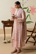 Cross Stitch | Chikankari Lawn 25 | PALE MAUVE by Cross Stitch - Designer Dress - Type: Ladies Clothes - Available at Libayah - 100% Original