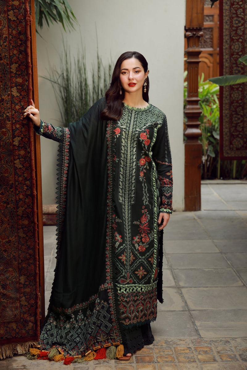 Maryam Hussain | Winter Shawl 25 | Almas by Maryam Hussain - Designer Dress - Type : Ladies Clothes - Available at Libayah - 100% Original 