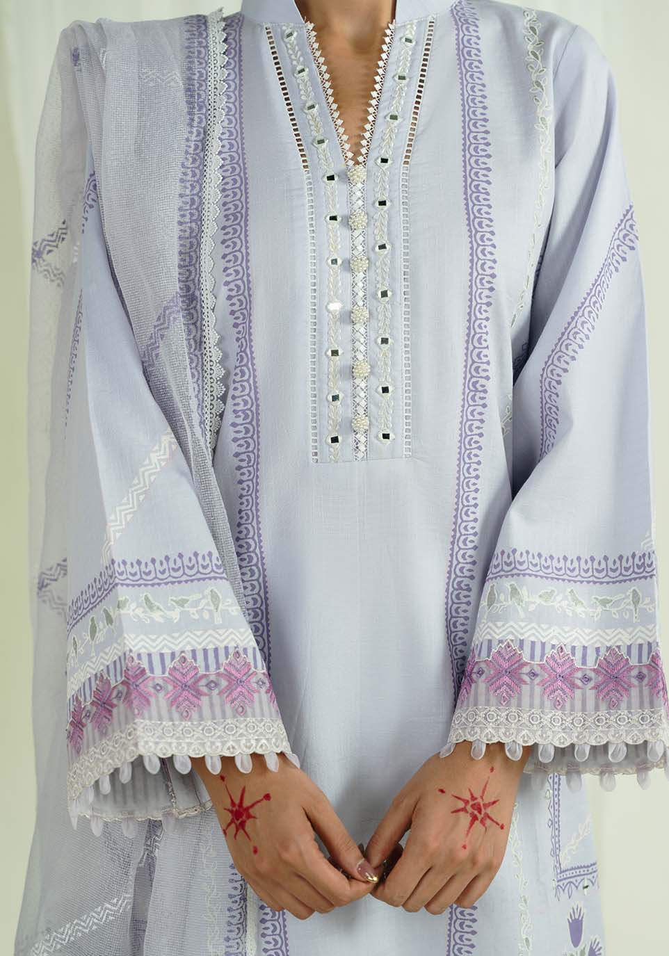 Zarqash | Nazakat Ready to Wear | LALARUKH by Zarqash - Designer Dress  - Type : Ladies Clothes - Available at Libayah - 100% Original 