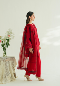 Zarqash | Whispers of Summer | CRIMSON BLOOM - Designer Dress - Type : Ladies Clothes - Available at Libayah - 100% Original