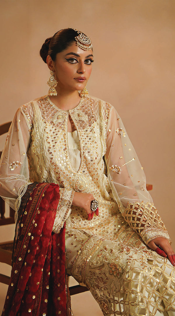 Myeesha | Nayab Formals | Dur-e-Najaf by Myeesha - Designer Dress - Type: Ladies Clothes - Available at Libayah - 100% Original