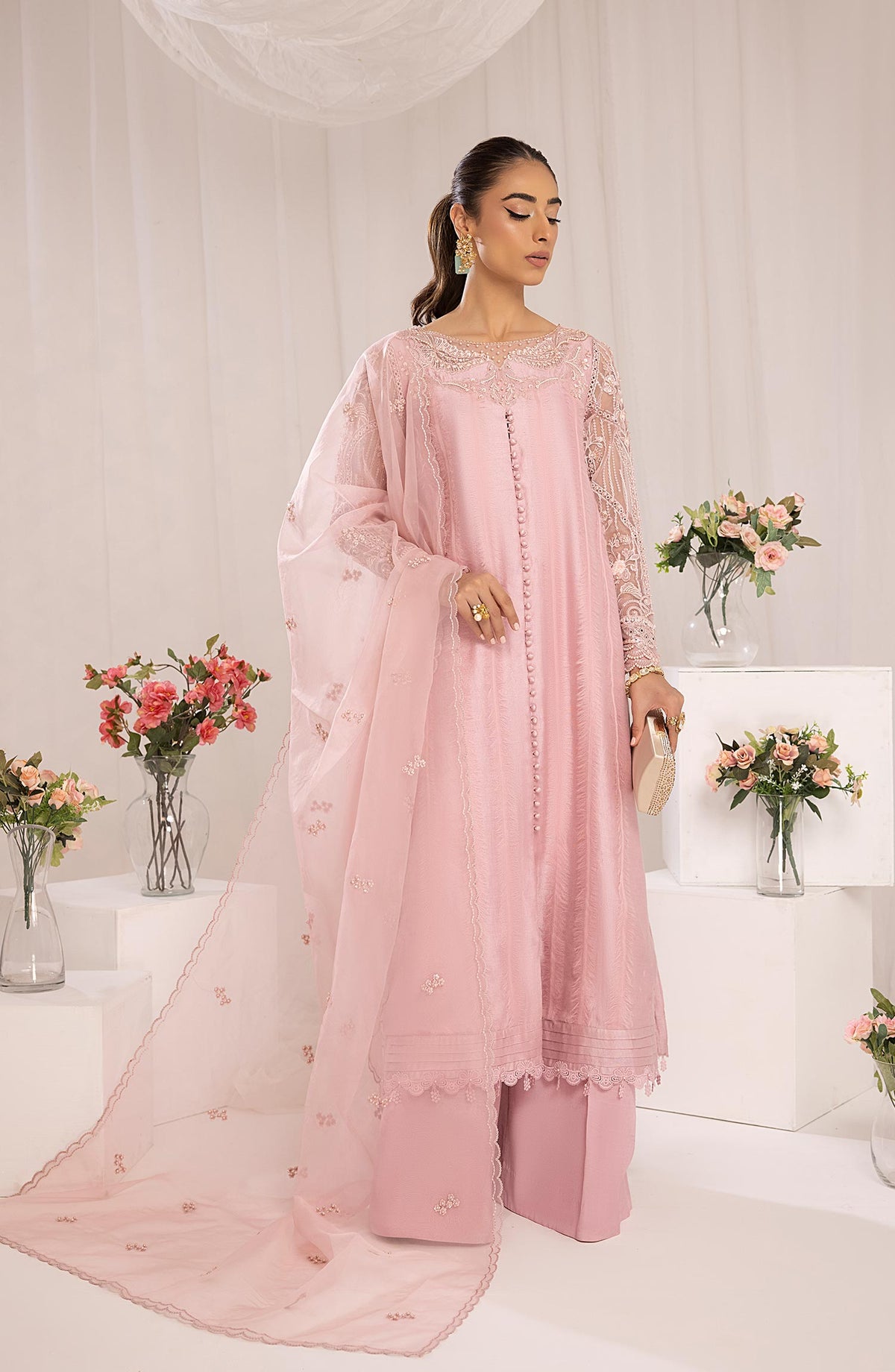 Mina Kashif | Luxury Pret | MK23-20 by Mina Kashif - Designer Dress - Type: Bridal - Available at Libayah - 100% Original