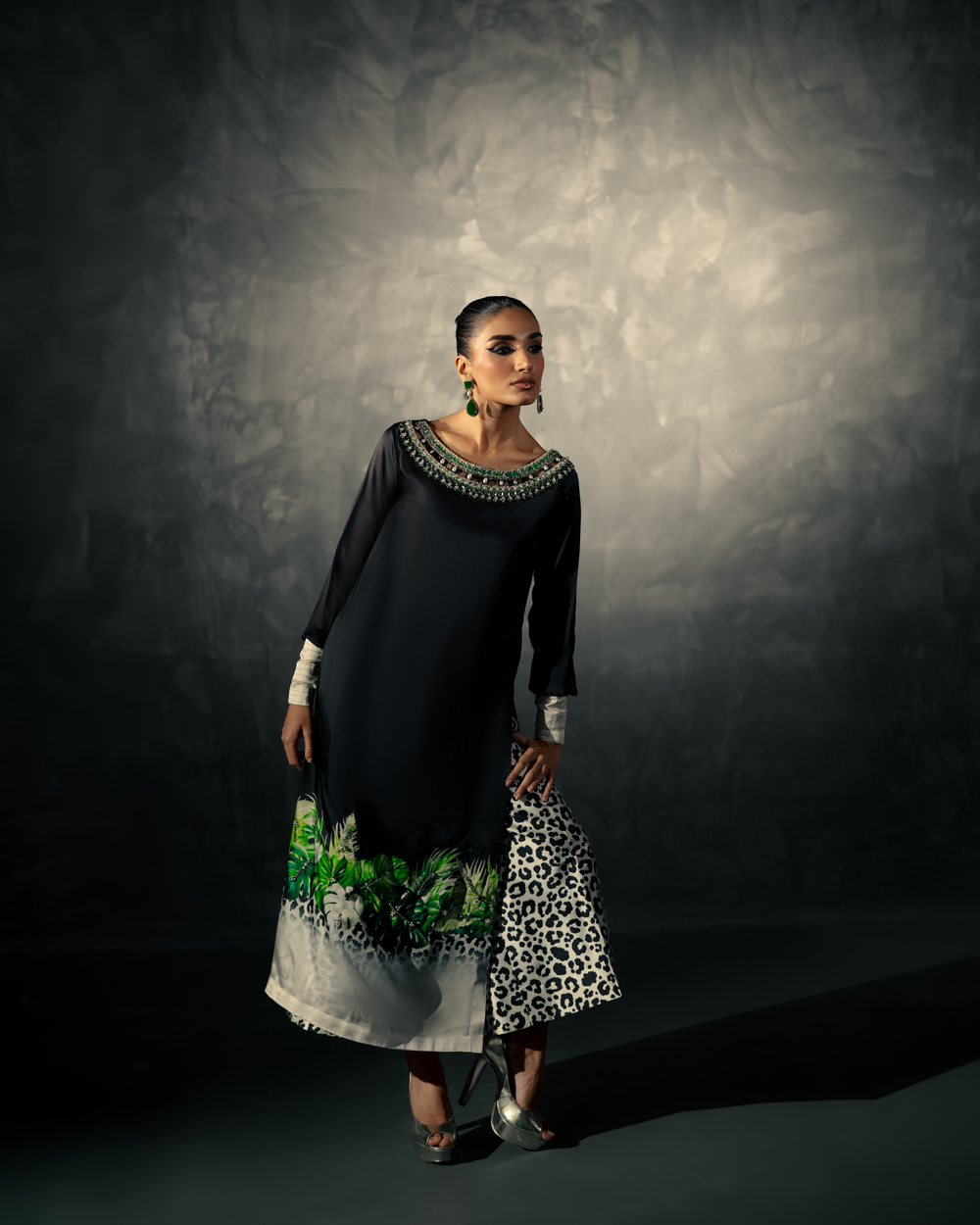 Vasal | Zyra Luxe Pret 26 | Noir Amber by Vasal - Designer Dress  - Type : Ladies Clothes - Available at Libayah - 100% Original 