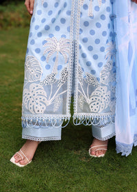 Sardinia | Embroidered Lawn Edit 26 | Palm Breeze by Afrozeh - Designer Dress  - Type : Ladies Clothes - Available at Libayah - 100% Original 