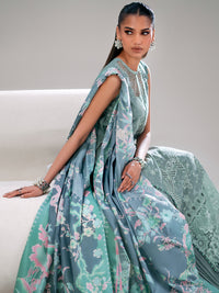 Bin Ilyas | Amour Luxury Lawn 26 |181-A by Bin Ilyas - Designer Dress  - Type : Ladies Clothes - Available at Libayah - 100% Original 