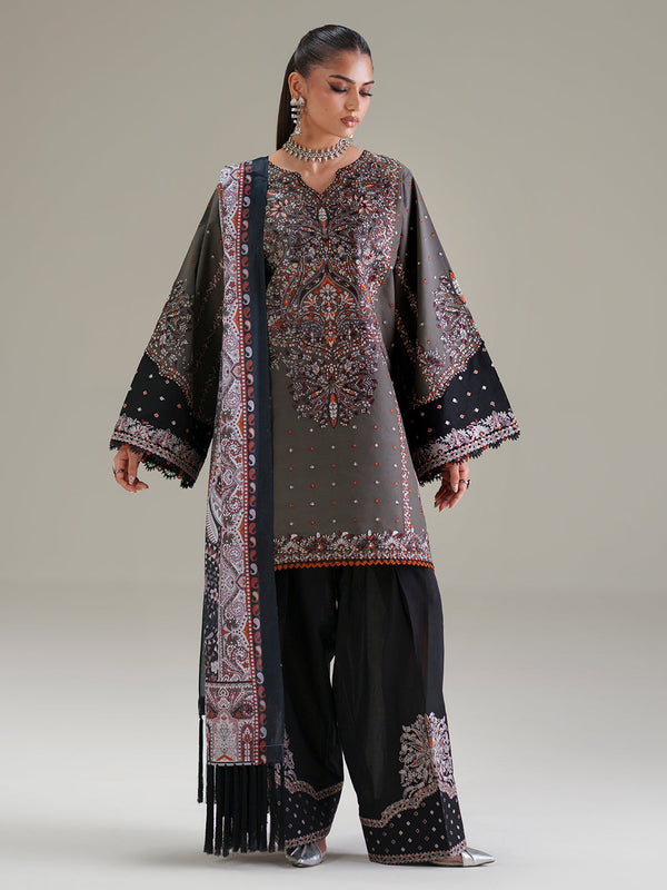 Bin Ilyas | Amour Luxury Lawn 26 |182-A by Bin Ilyas - Designer Dress  - Type : Ladies Clothes - Available at Libayah - 100% Original 