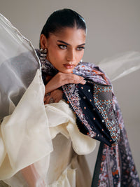 Bin Ilyas | Amour Luxury Lawn 26 |182-A by Bin Ilyas - Designer Dress  - Type : Ladies Clothes - Available at Libayah - 100% Original 