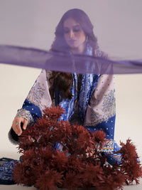 Bin Ilyas | Amour Luxury Lawn 26 |182-B by Bin Ilyas - Designer Dress  - Type : Ladies Clothes - Available at Libayah - 100% Original 